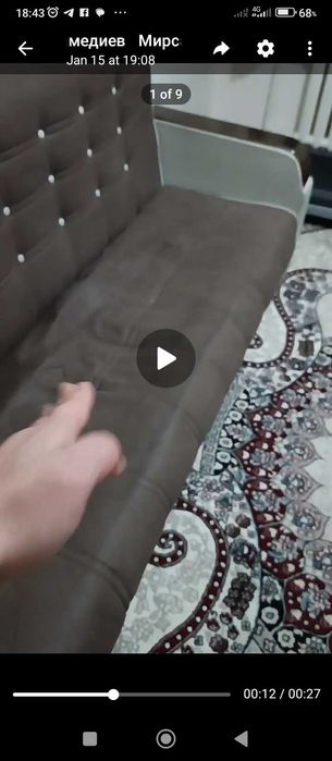 Продам диван-раскладушка и два кресла