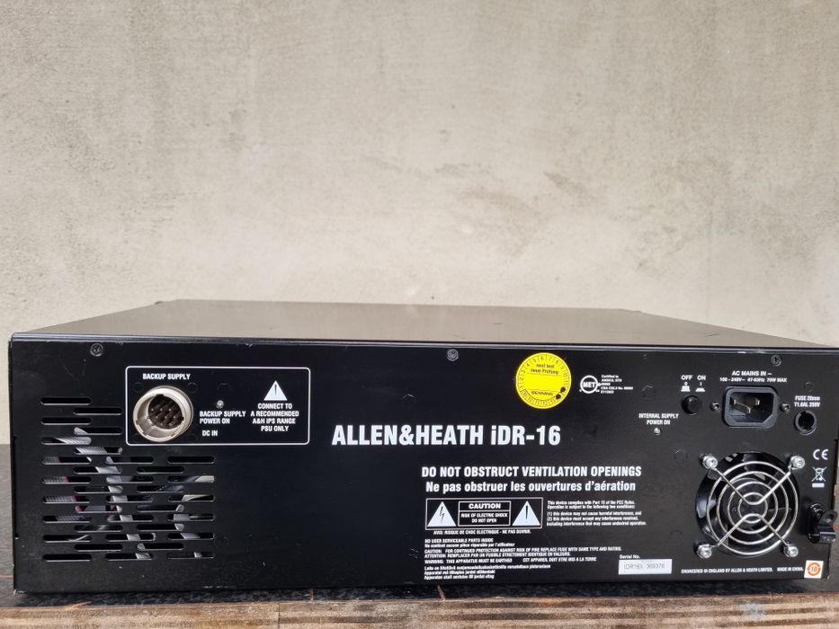 MixRack cu format fix Allen & iDR-16