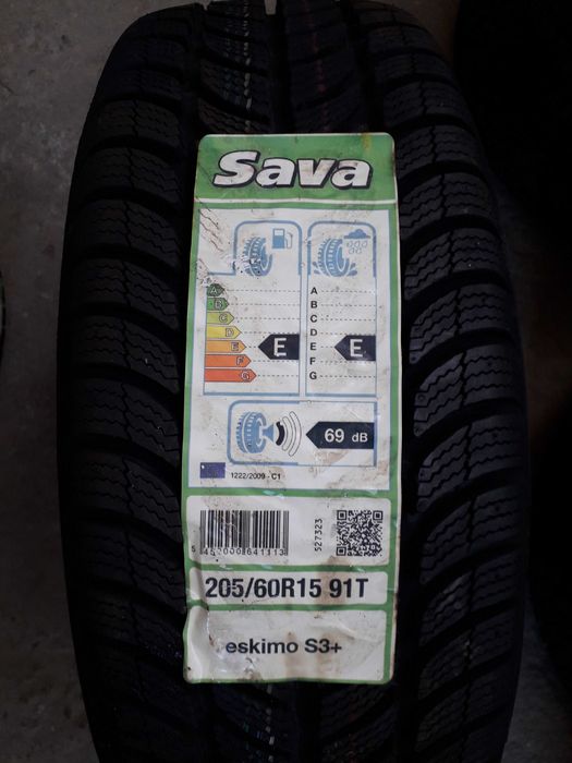 Нови зимни гуми R15 205/60 Sava Eskimo S3+ 91T M+S 3PMFS