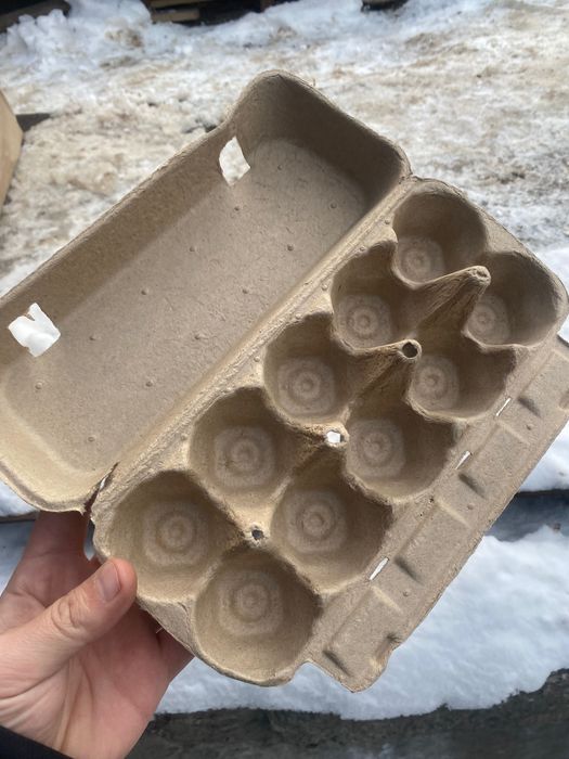 Бумажные лотки для яиц