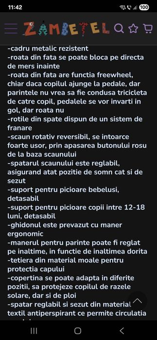 Tricicleta mov cu muzica si lumini