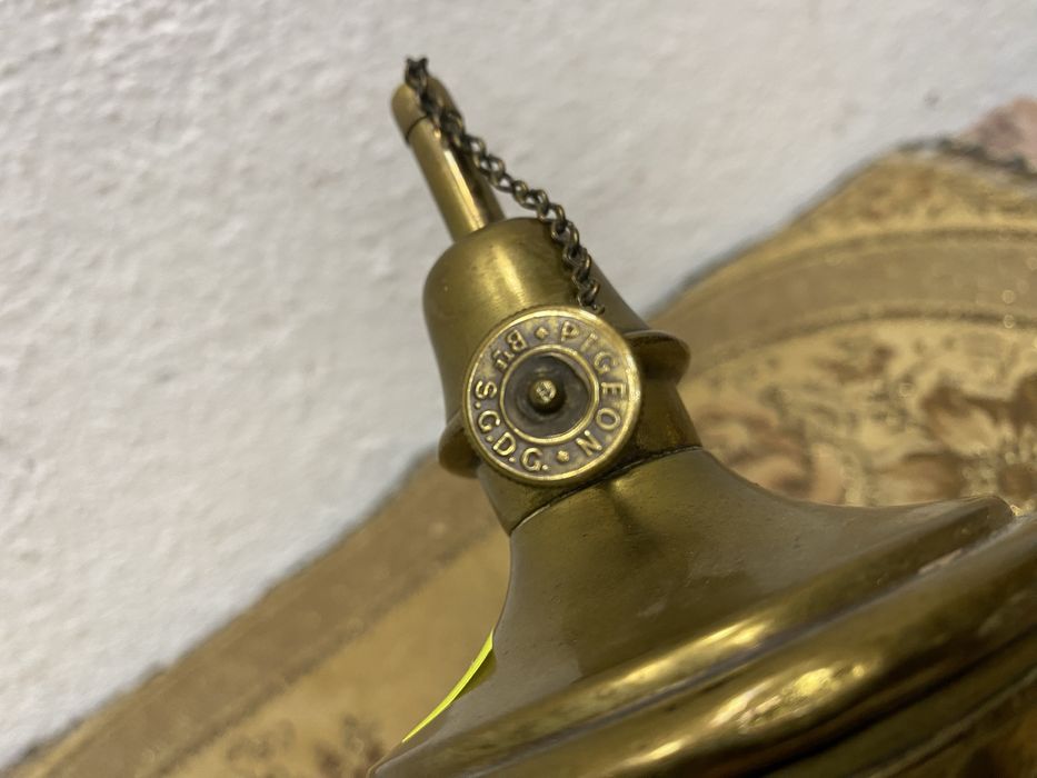 Френска газена лампа от месинг