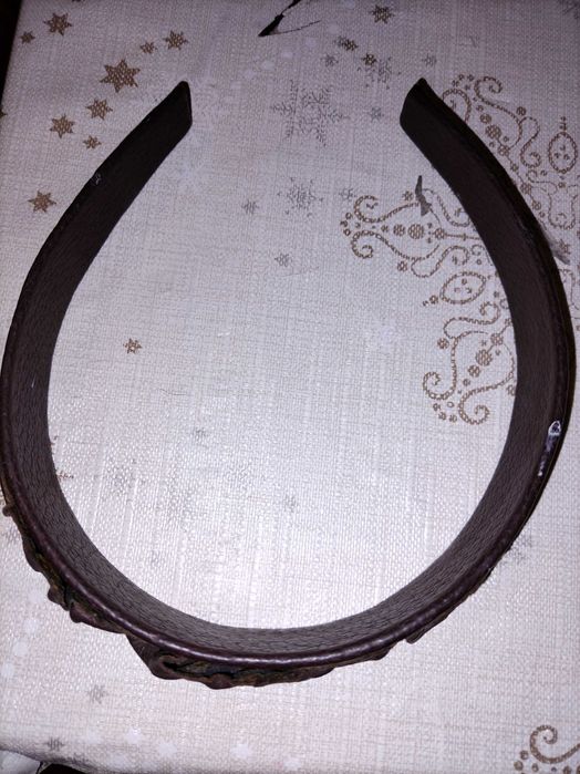 Дамска диадема, ръчна изработка, кожа.