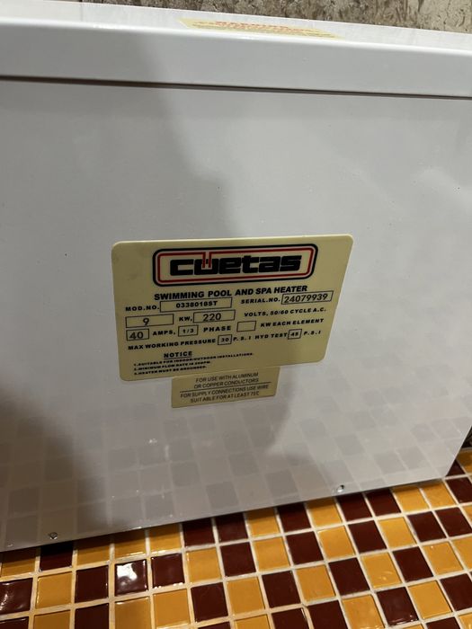 Обогреватель для бассейна в комплекте новый