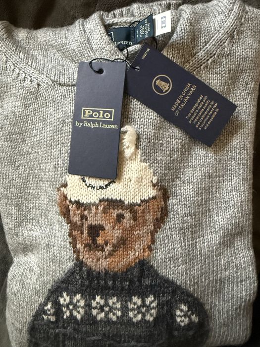 Polo ralph lauren bear вълнено горнище