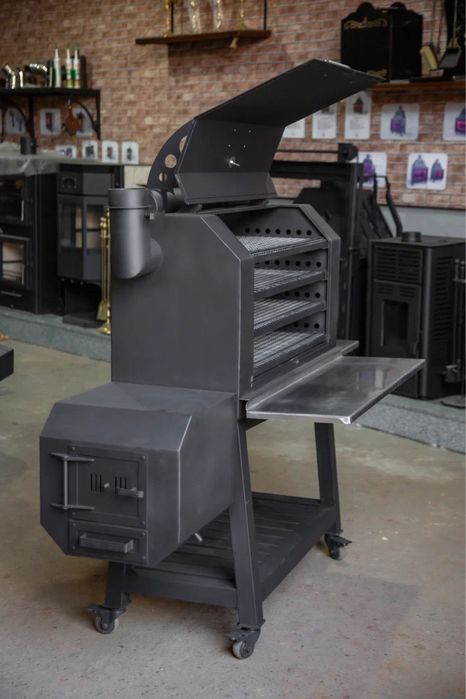 Смокер-гриль-коптильня-мангал PRO-135