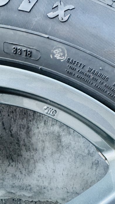 Джанти със гуми за джип rial 18