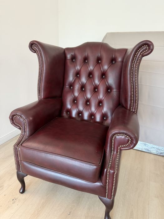 Fotoliu Chesterfield model Queen Anne