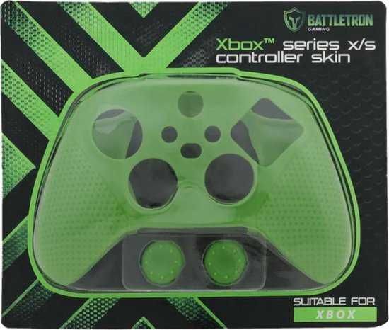 Battletron Skin Controller Green, подходящ за XBOX контролер