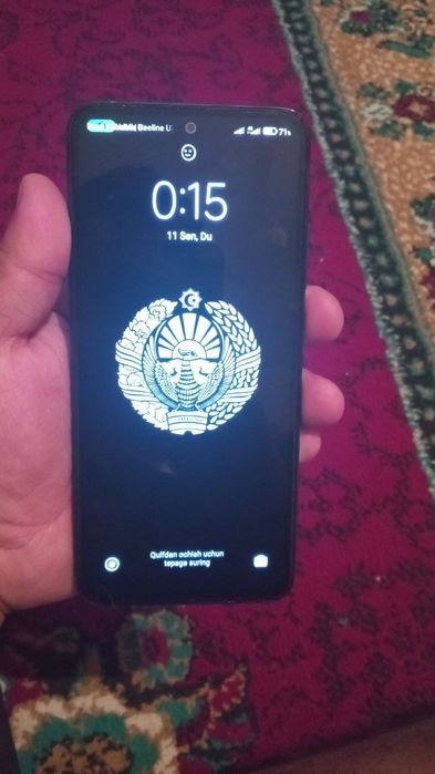 Telefon sotiladi.
Nomi.Mi not 11
Xotirasi.128
Karopka dakumenti bor.