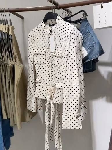 Сет пола и риза на точки Zara polka dot
