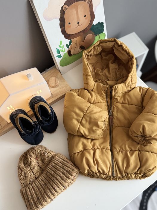 Курточка ботинки шапка на весну