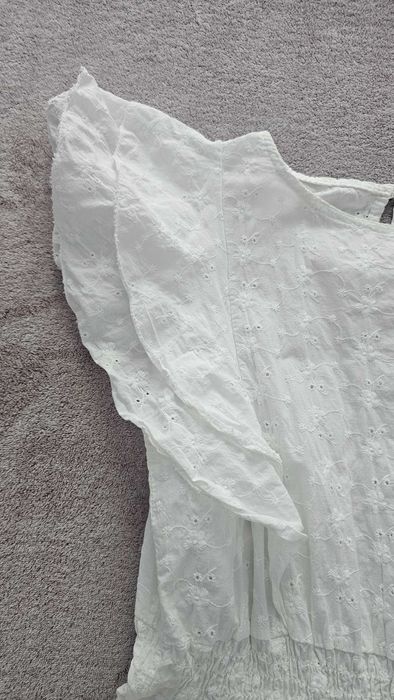 Rochie alba de vara Sunshine