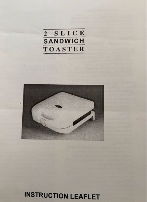 Aparat pt.toaster - sandwich