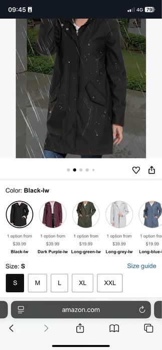 Geaca de ploaie dama