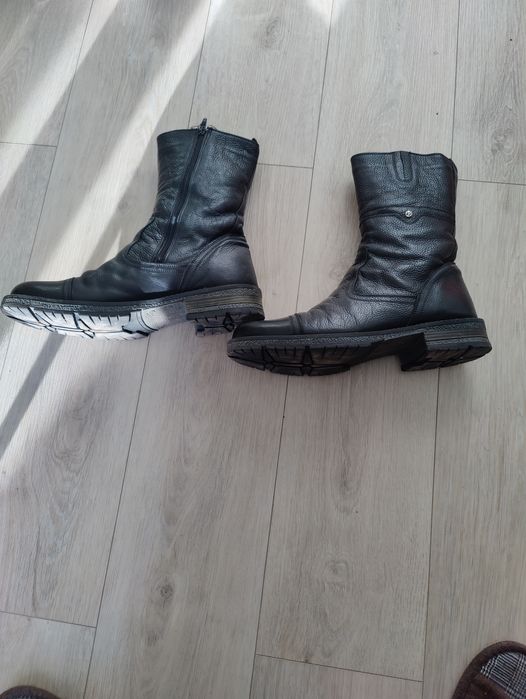 Кожанные мужские сапоги