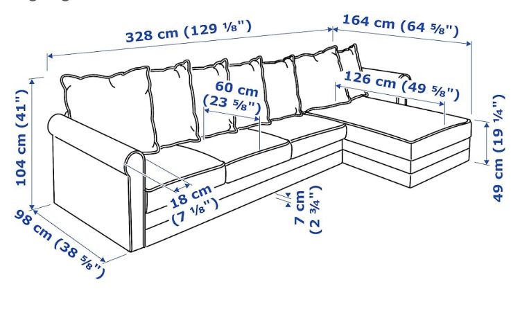 Canapea modulara extensibila - IKEA