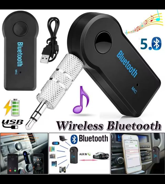 2 в 1 Wireless Bluetooth 5.0 приемник адаптер 3,5мм жак