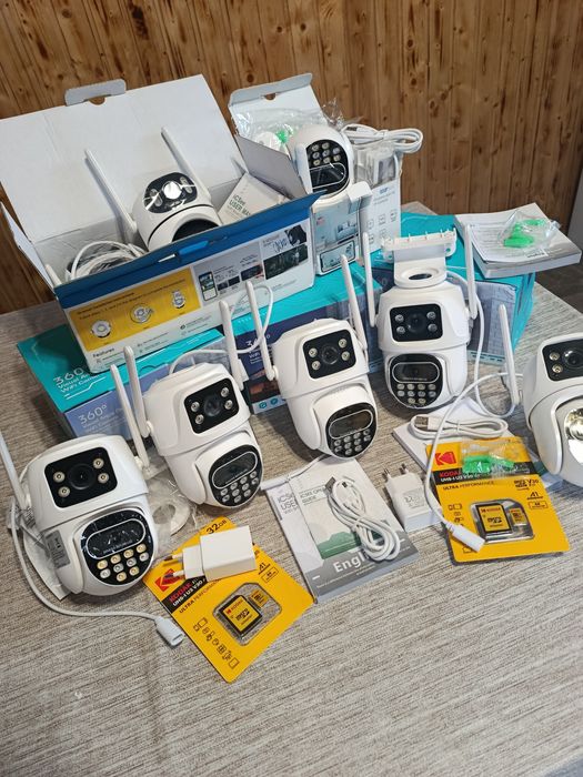 Нови wi-fi камери с ДВОЕН обектив и приложение ICSEE