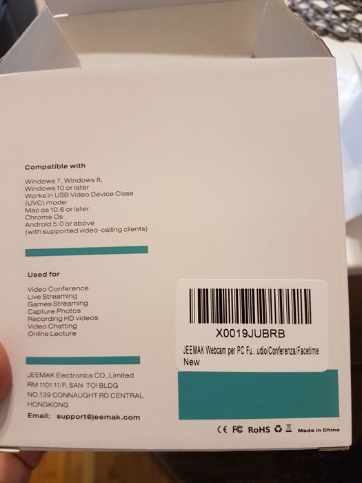 Webcam Jeemak PC02A