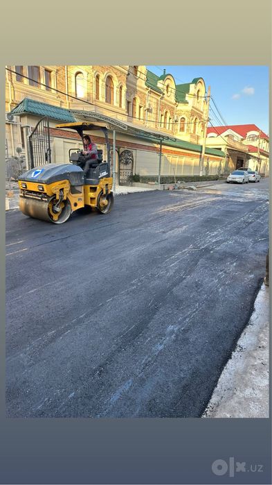 Асфальтирование.80.000 сум кв/м.Asfalt Парковки.Стоянки.Махалли дороги