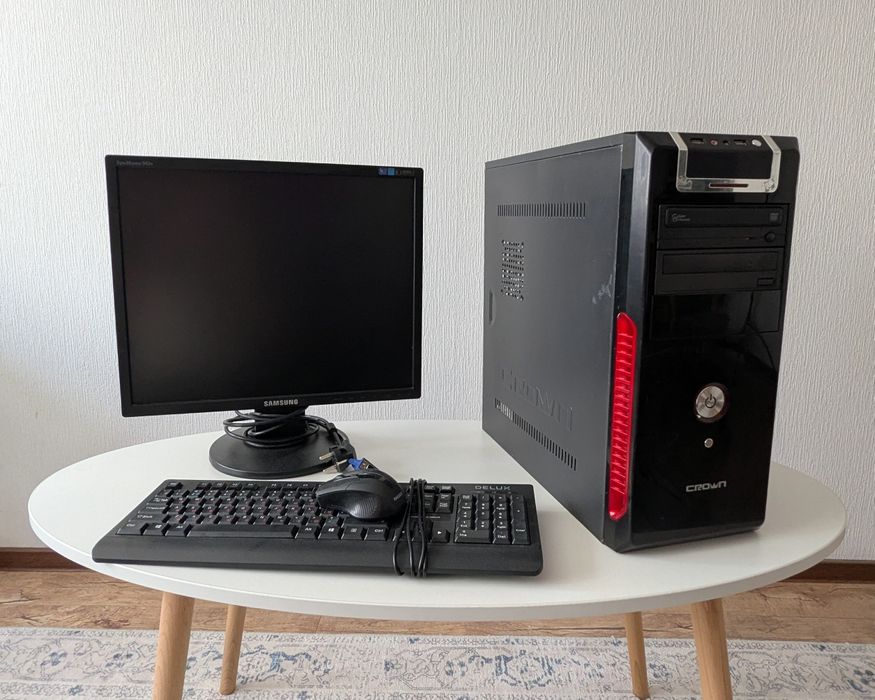 ПК 4 ядерный, видеокарта, полный комплект