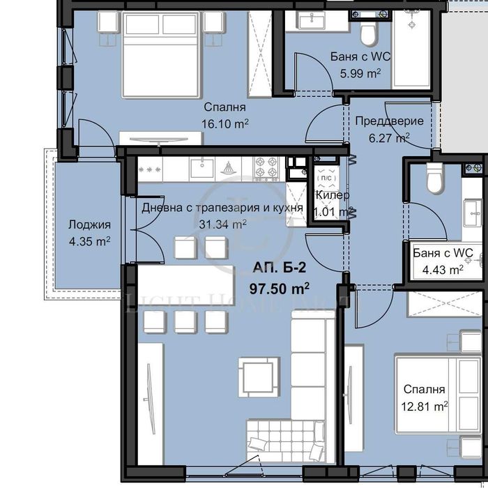 Продава се Тристаен апартамент в Пловдив, Христо Смирненски - 117 кв.м за 1251 €/кв.м - Снимка #4
