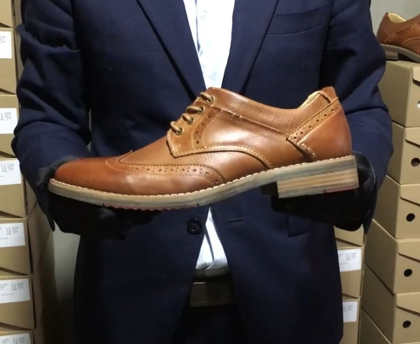 Мужские стильные туфли из натуральной кожи 
Нутуральная  кожа(га