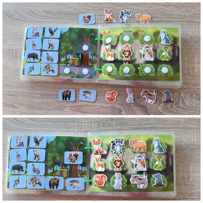 Книжка-игра "В царството на животните"