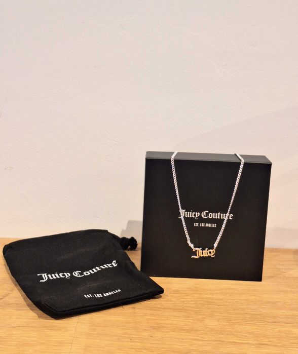 Juicy couture сребристо колие ново