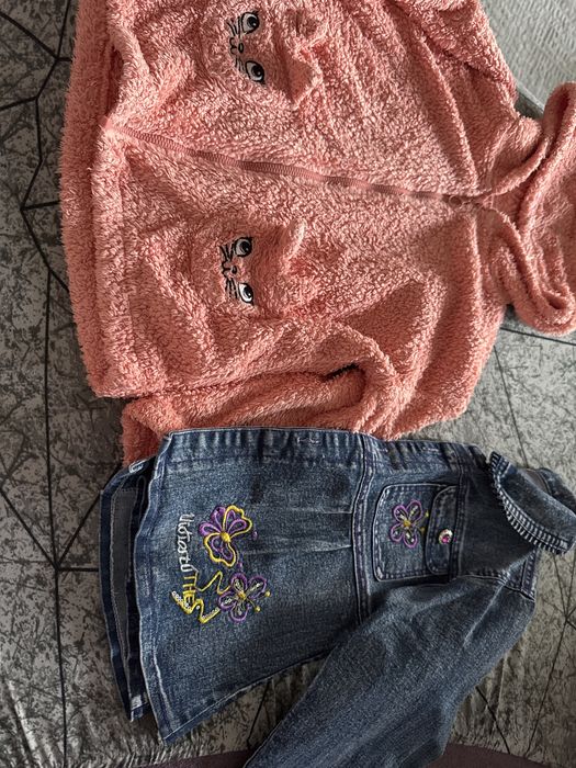 Большой пакет одежды на девочку 3-5л+сапожки почти новые 27р