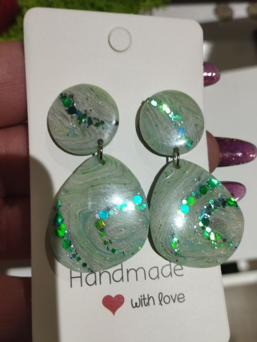 Обици от полимерна глина