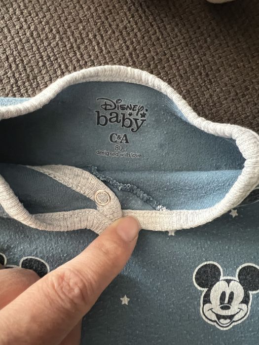 Salopete bebe C&A cu botoșei mărimea 80