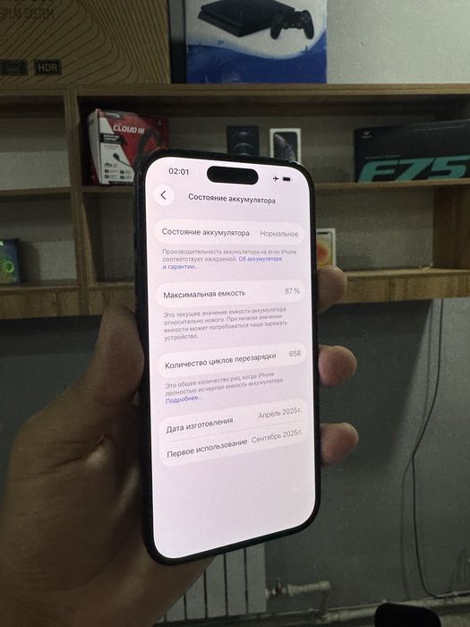 iphone 16 128 / айфон 16 128 акб 87%