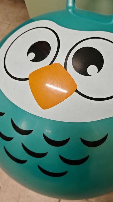 Надуваема топка за скачане с дръжка