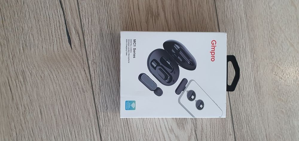 Set 2 microfoane tip lavaliera wireless pentru iPhone, 3 moduri limita