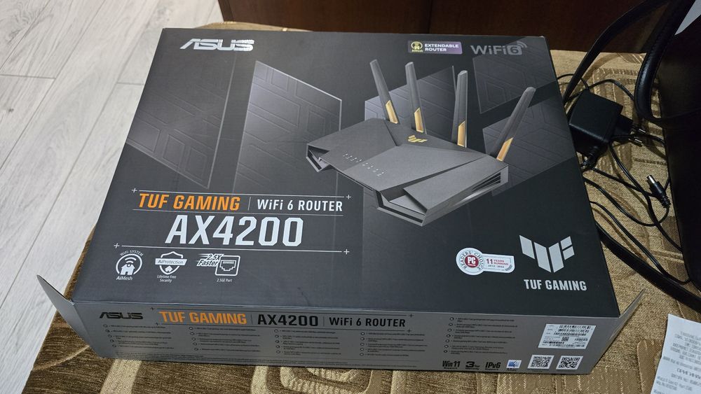 Геймърски рутер Asus Tuf Gaming ax4200