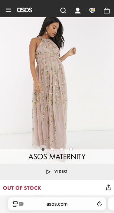 Rochie Asos maternity marimea 32