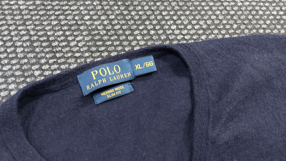 Polo ralph lauren пуловер merino шпиц L/XL