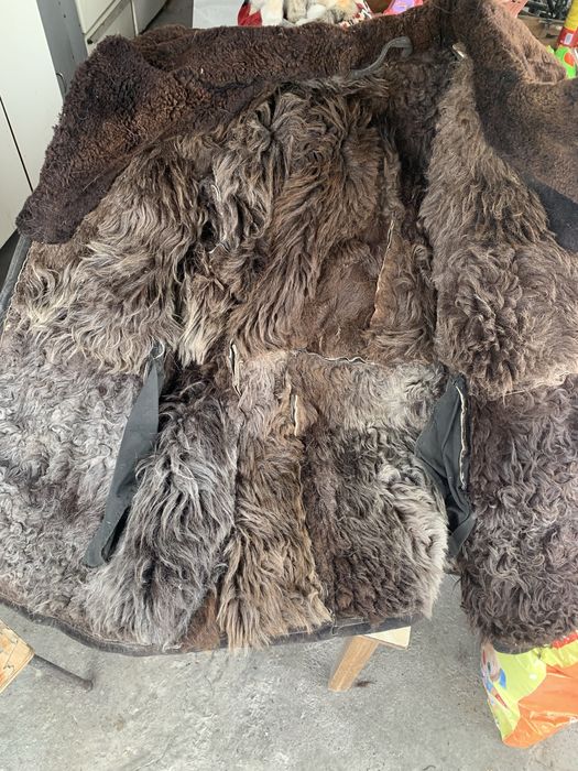 Тулуп СССР козлиный мех