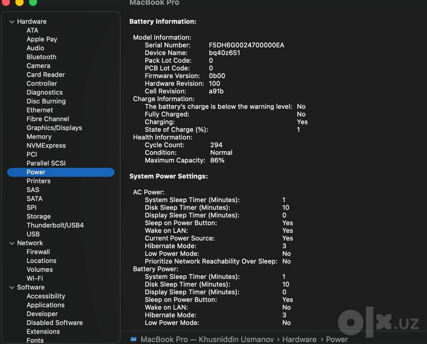 Macbook pro m3 pro inch 16  18/512