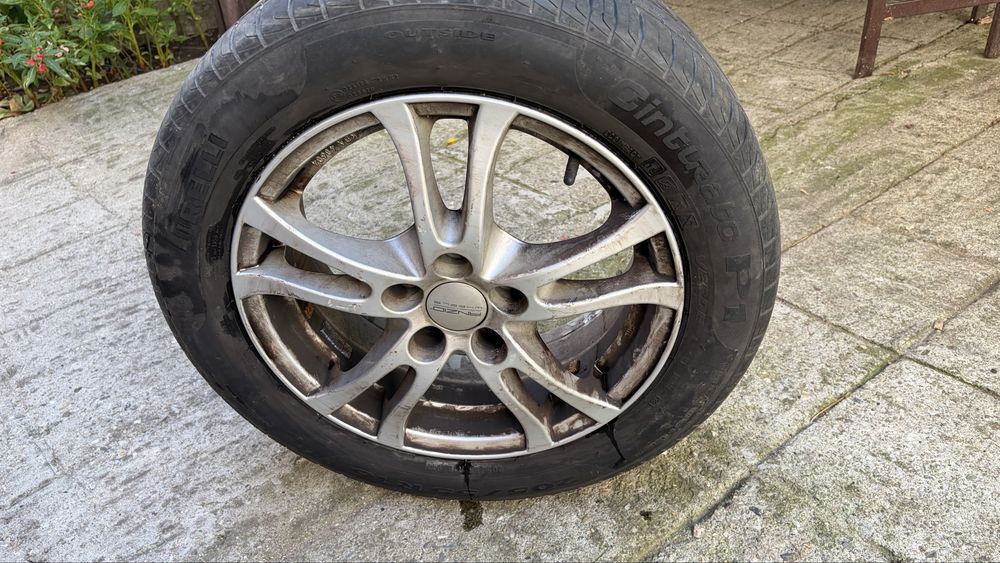 Set 4 jante aliaj + anvelope 205/55 R16