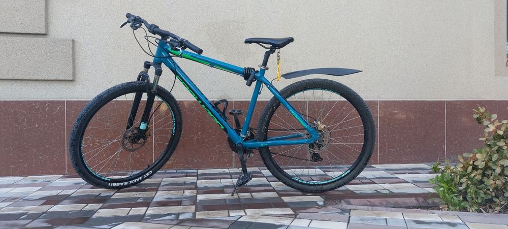 Синий велосипед MTB