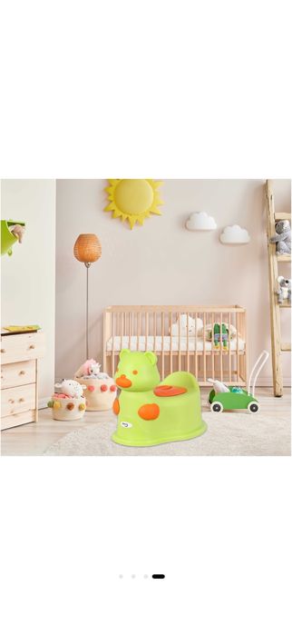 Olita pentru bebelusi Mappy Bear, Verde/Orange NOU NEFOLOSIT
