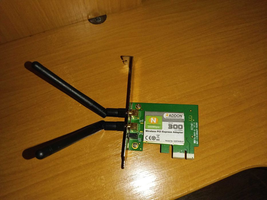 Wireless PCI Express Adapter ADDON 300Mbps