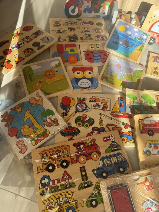 Lot jucarii din lemn