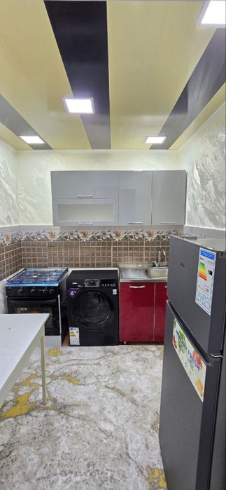 Метро Новза 2/2/4 балк 2х6, кирпичь, 54 м2 с мебелью и техникой