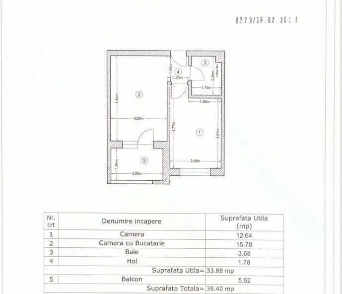 Apartament 2 camere, 40 mp + loc de parcare inclus | Complex privat | Investiție sau locuință ideală