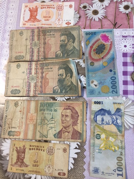 Bani vechi romanesti si straini