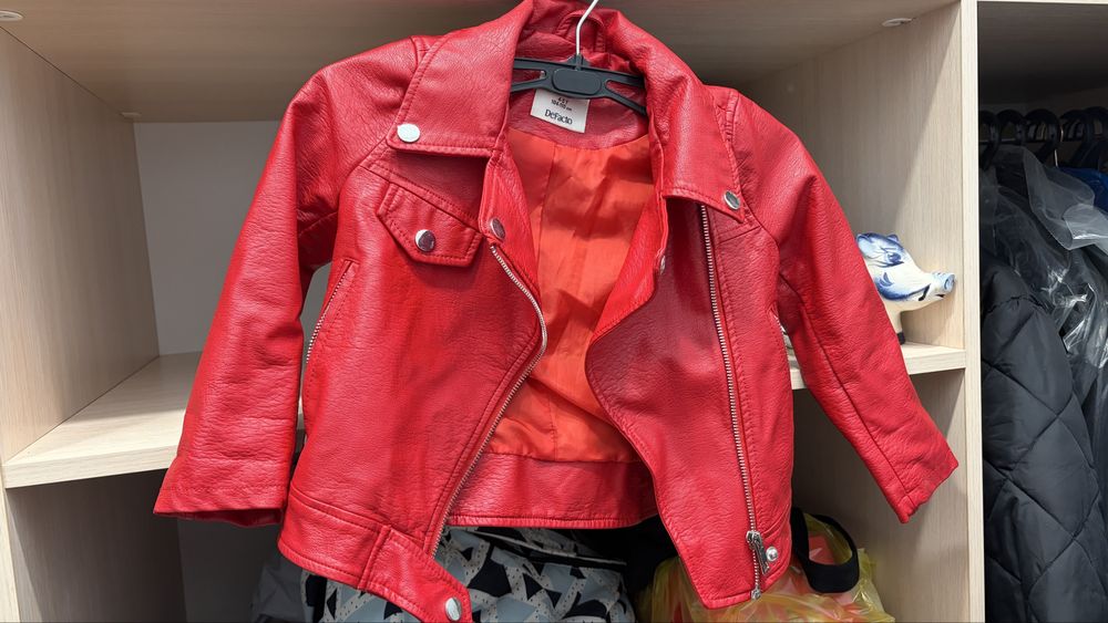 Куртка экокожа детская